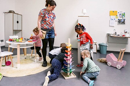 Die Kindergärten des TWSD boten Notbetreuung an.