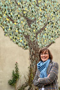 Silke Zinke leitet das Wohnzentrum.