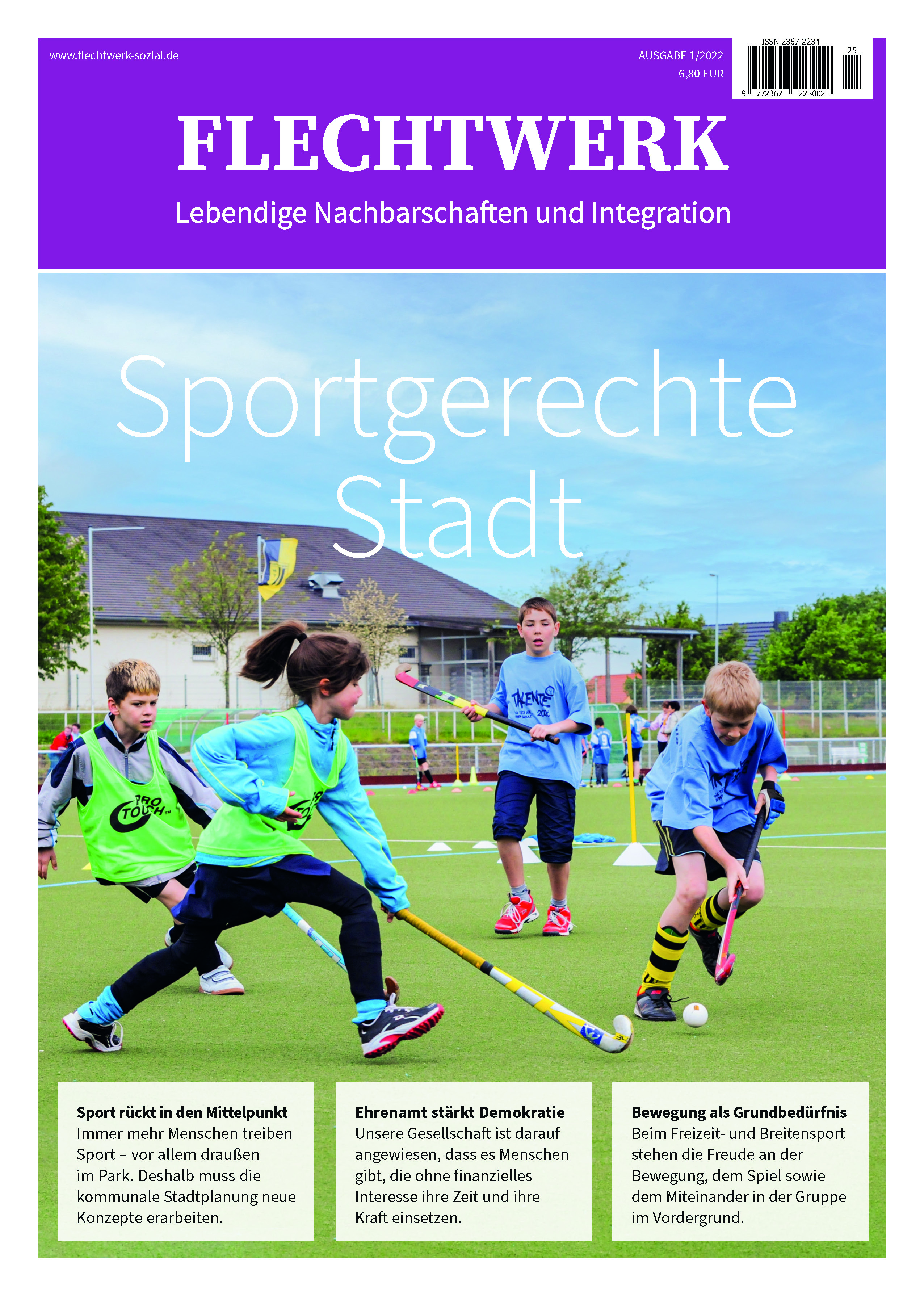 Titelseite: Sportgerechte Stadt