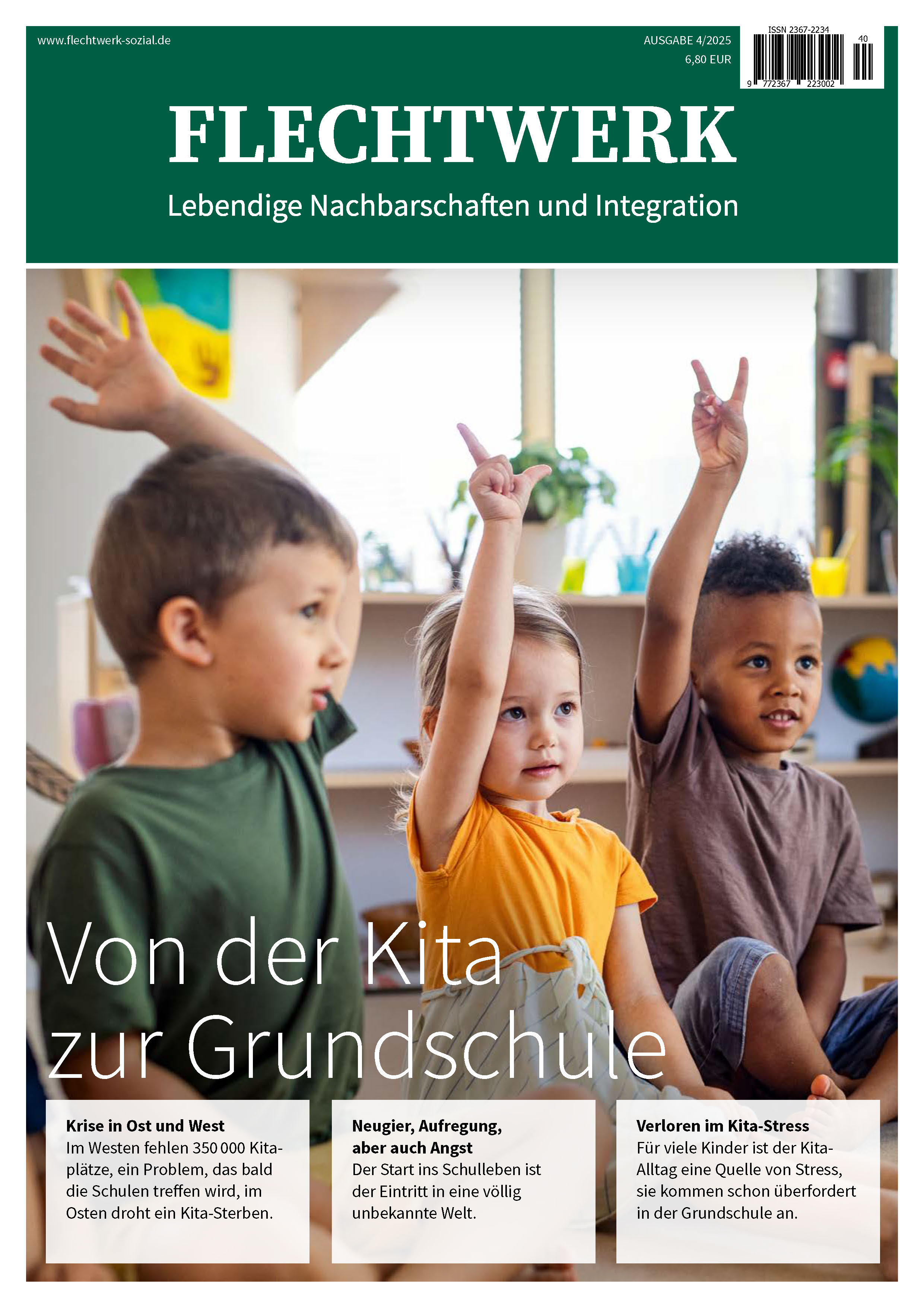 Titelseite: Von der Kita zur Grundschule