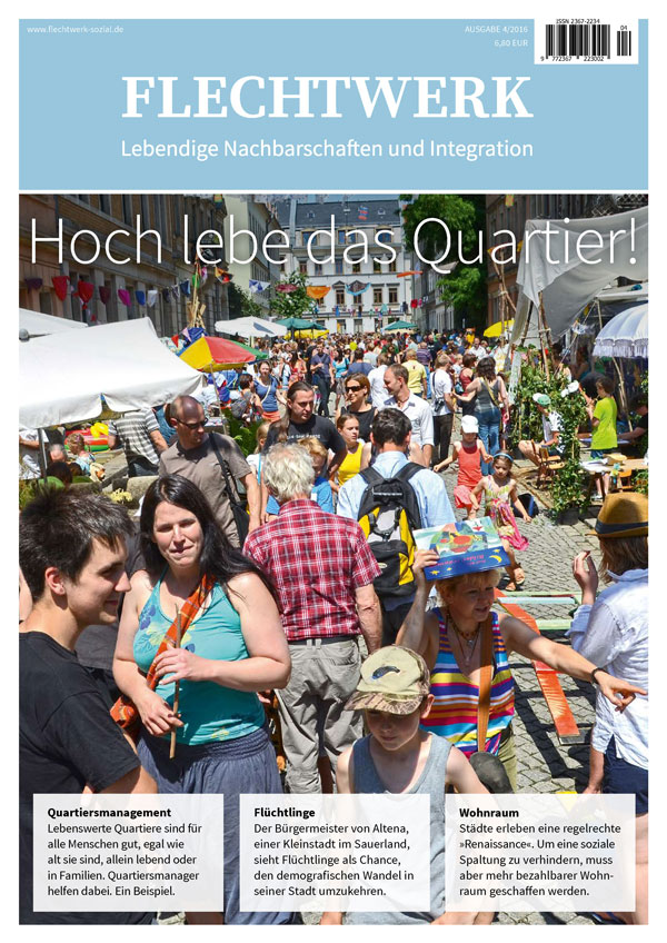 Titelseite: Hoch lebe das Quartier!