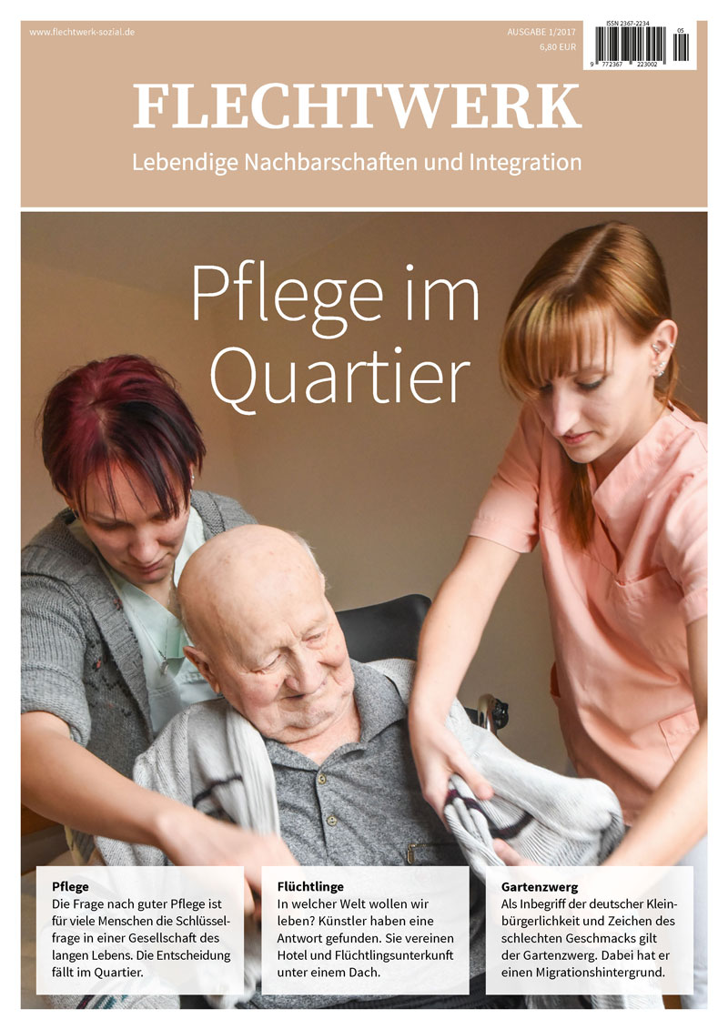 Titelseite: Pflege im Quartier