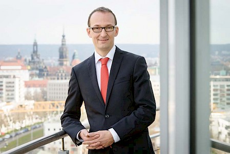Der Dresdner Wirtschaftsförderer Robert Franke sieht seine Stadt auf dem Weg zu einer der führenden Smart Cities in Europa