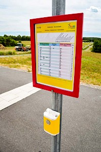 Spezielle Hilfe für Sehbehinderte: Bushaltestellen mit akustischer Ansage